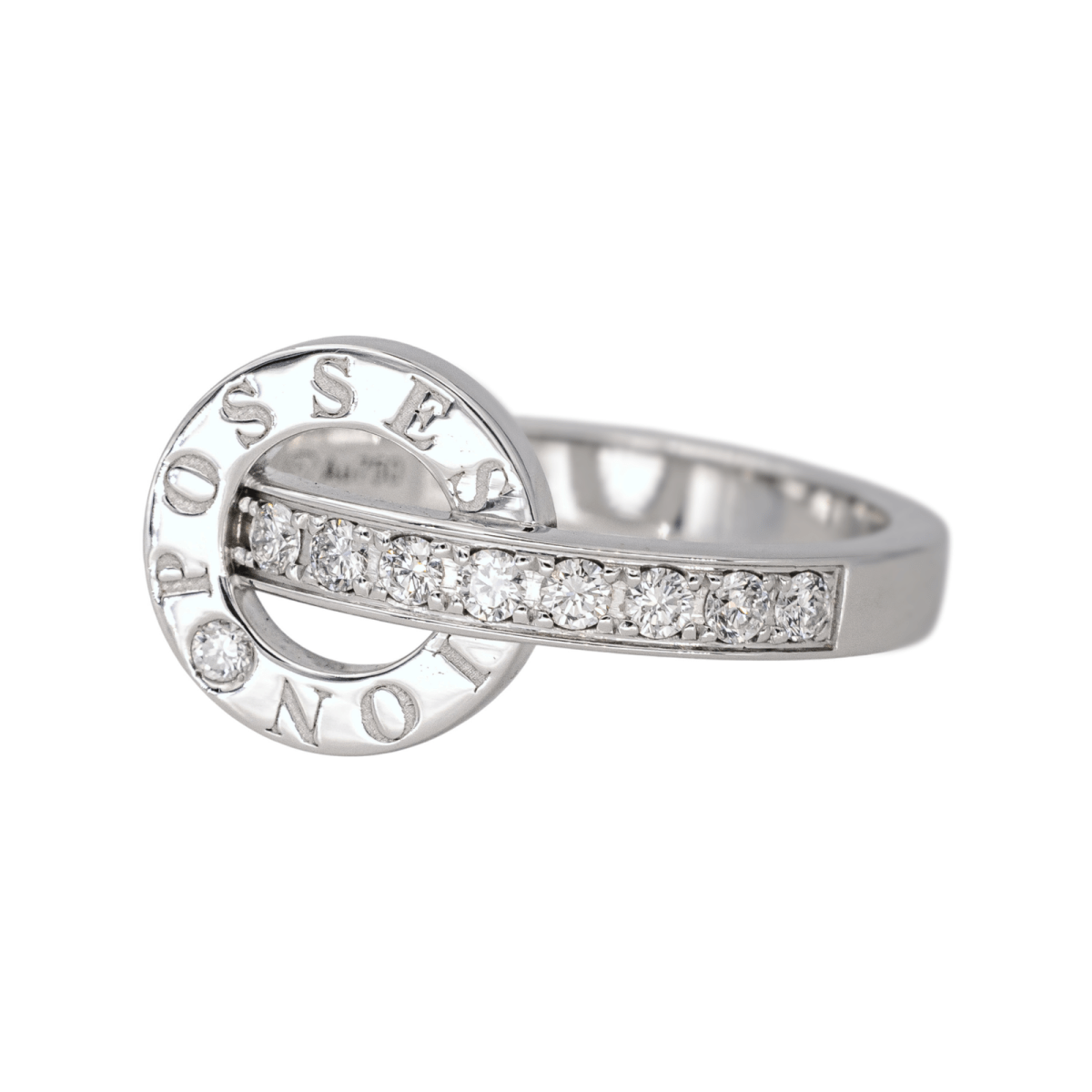Bague Pavée PIAGET "Possession" en or blanc et diamants - Castafiore