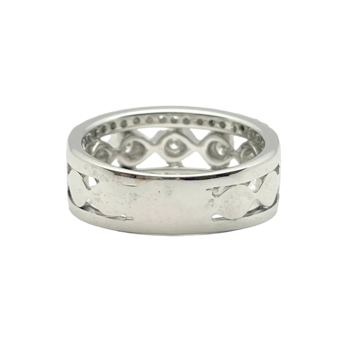 Bague Pavée SALVINI en or blanc et diamants - Castafiore