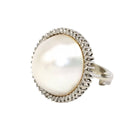 Bague PEARL en or blanc et diamants - Castafiore