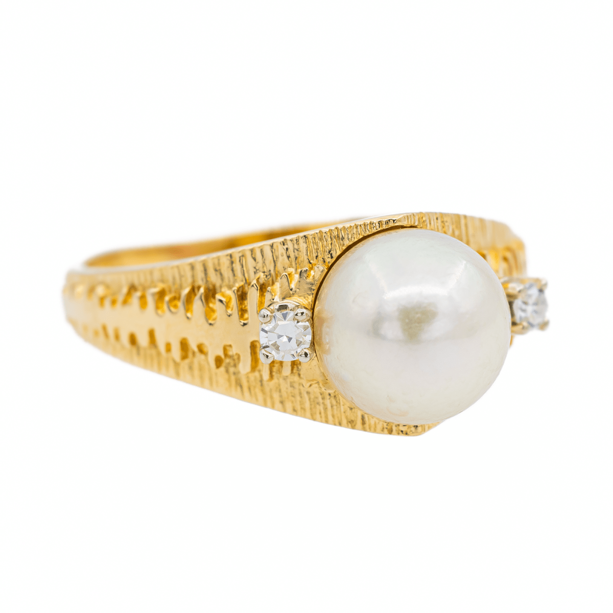 Bague Perle Or jaune Perle - Castafiore