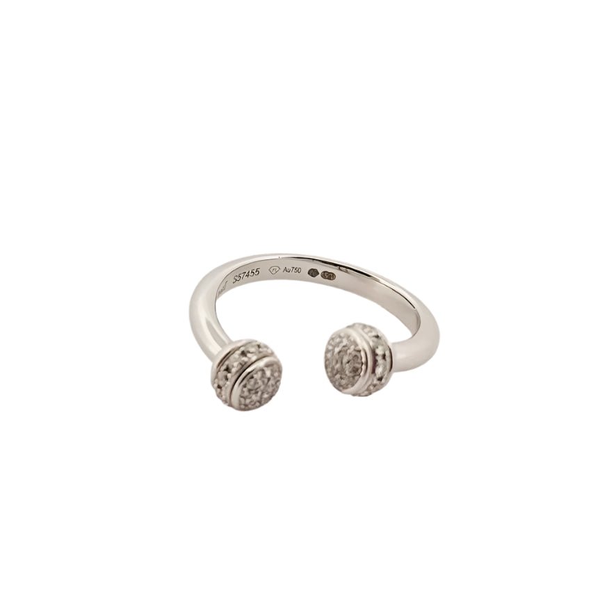 Bague PIAGET, "Possession ouverte" en or blanc et diamants - Castafiore