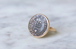 Bague pièce romaine Nummus - Castafiore