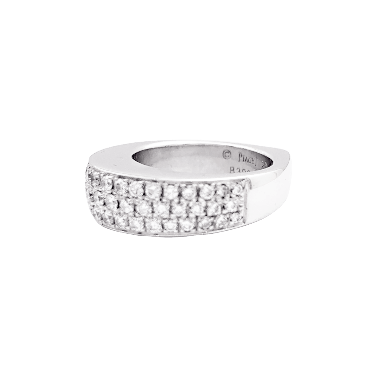 Bague PIGAET "Millennium" en or blanc et diamants - Castafiore