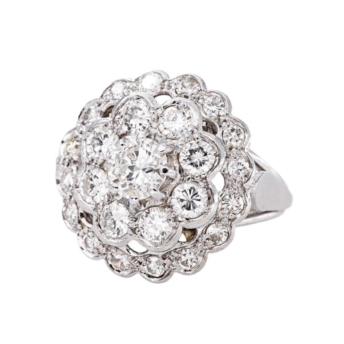Bague Platine Diamant - Castafiore