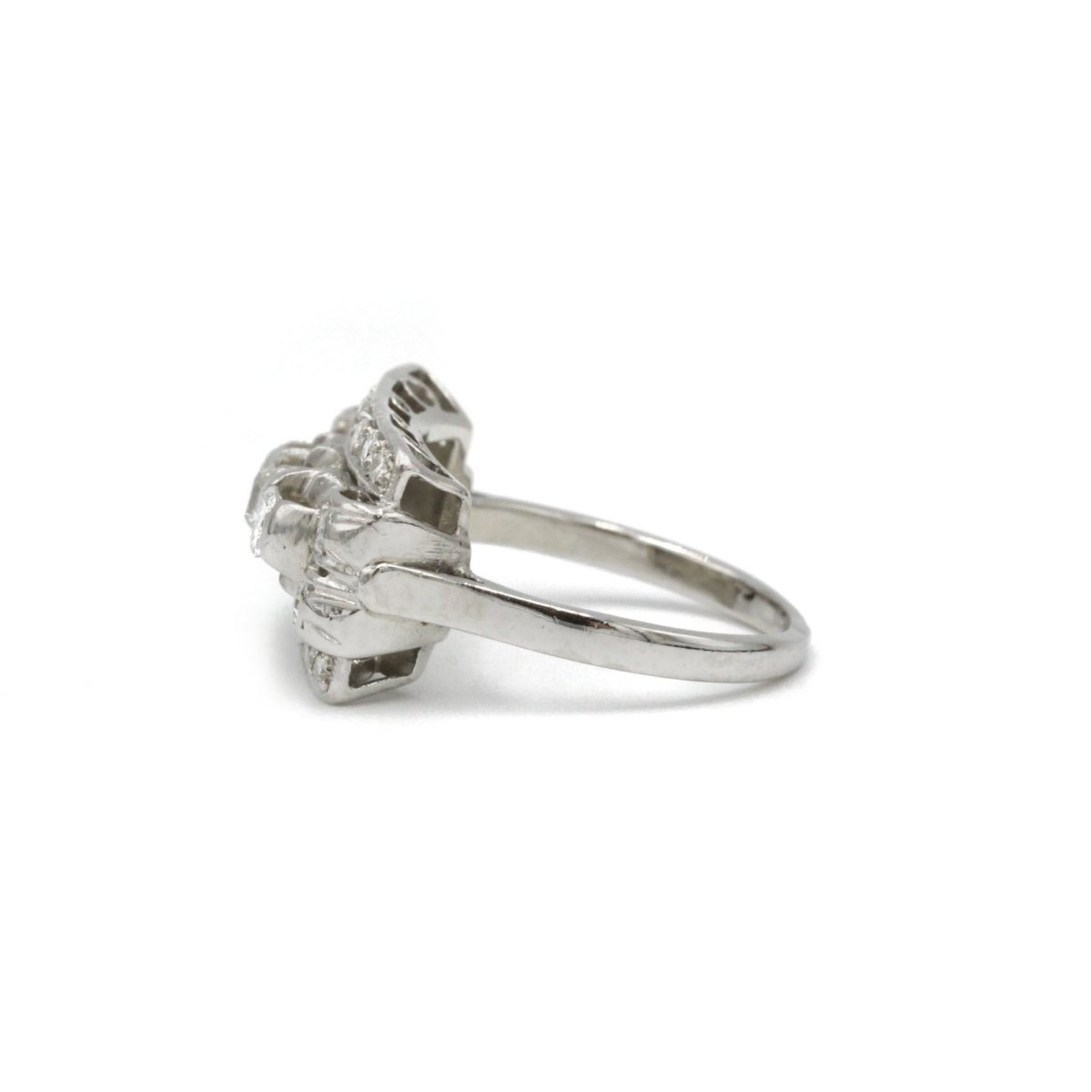 Bague - Platine & Diamants - Castafiore