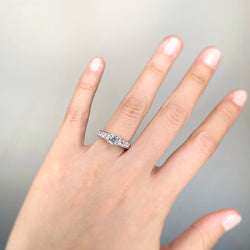 Bague - Platine & Diamants - Castafiore