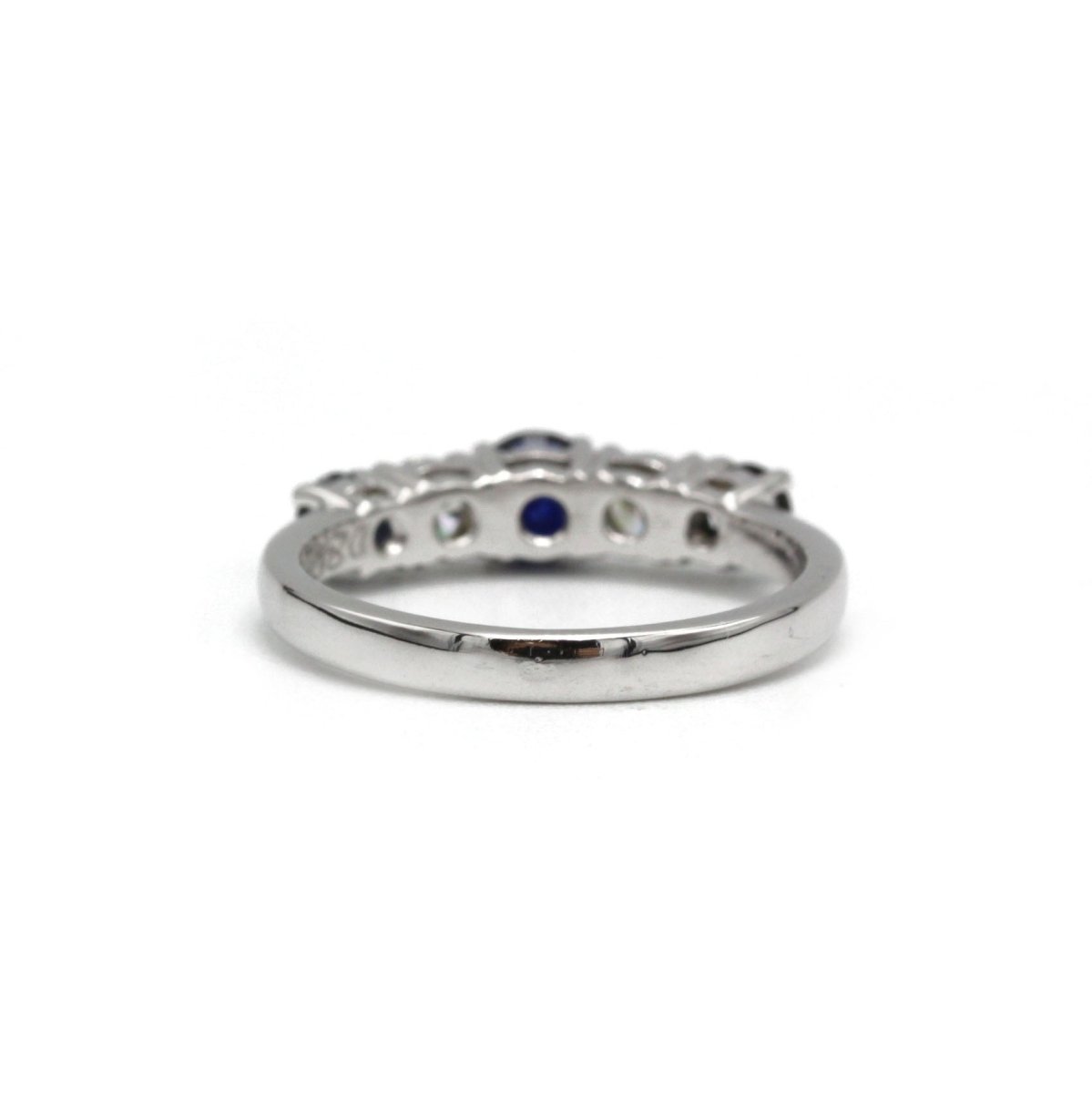 Bague - Platine, Diamants & Saphir - Castafiore