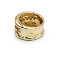 Bague POIRAY en or jaune, citrines et diamants - Castafiore