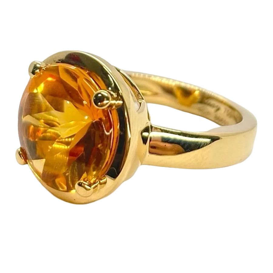 Bague POIRAY Filles en or jaune et citrine - Castafiore