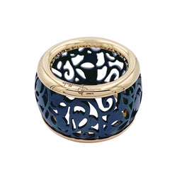 Bague POMALETTO "Arabesque" en or rose et titane - Castafiore