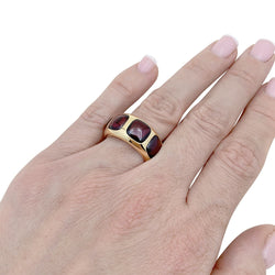 Bague POMELLATO "Bisanzio" en or jaune et grenats - Castafiore
