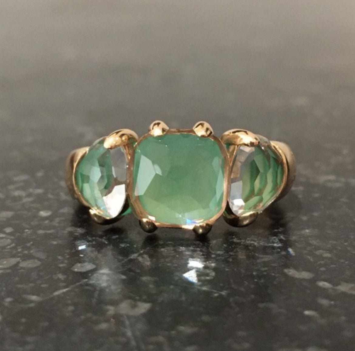 Bague POMELLATO Capri en or jaune et cristal de roche - Castafiore