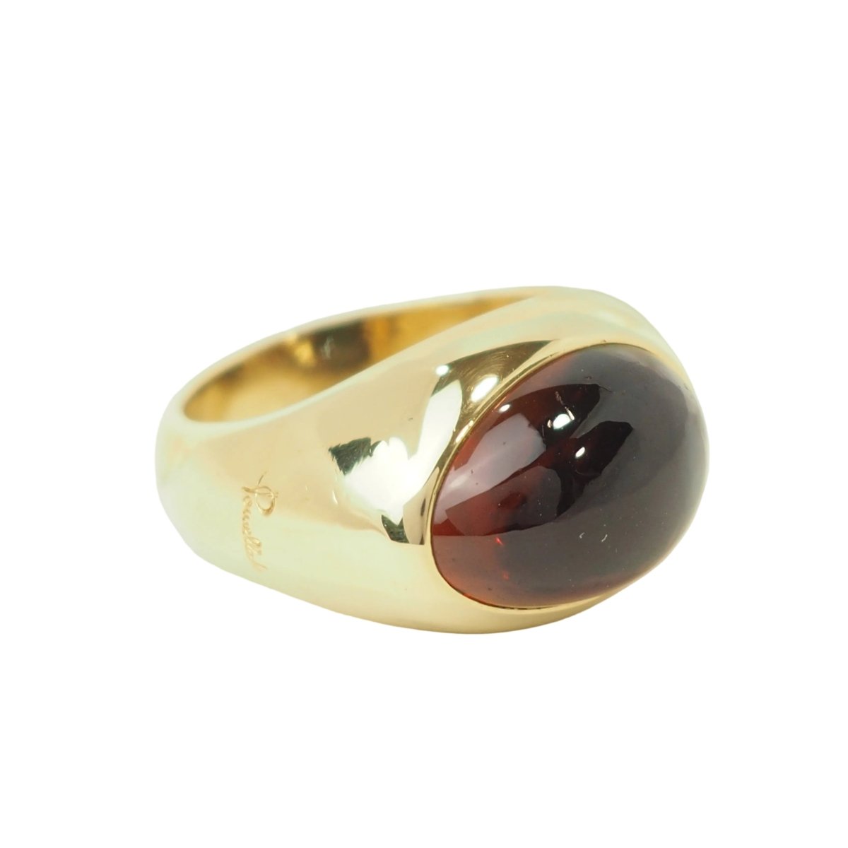 Bague POMELLATO en or jaune et grenat - Castafiore