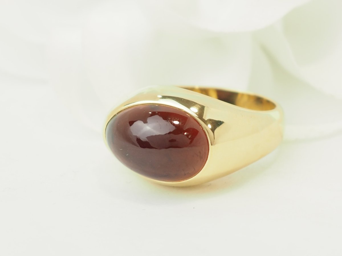 Bague POMELLATO en or jaune et grenat - Castafiore