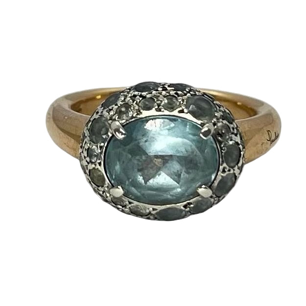 Bague POMELLATO en or rose et topaze - Castafiore
