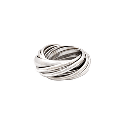 Bague POMELLATO "Mille Cercles" en or blanc - Castafiore