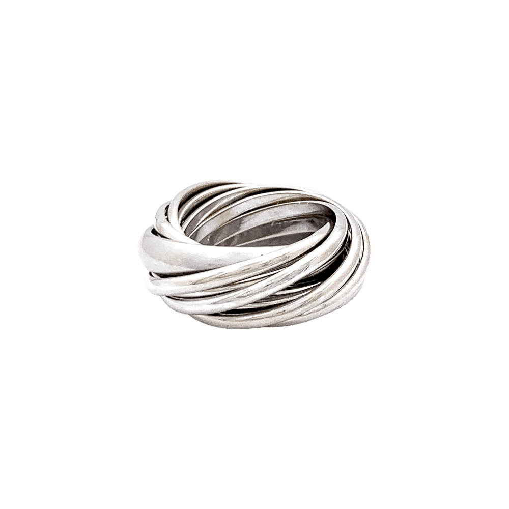 Bague POMELLATO "Mille Cercles" en or blanc - Castafiore