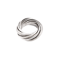 Bague POMELLATO "Mille Cercles" en or blanc - Castafiore