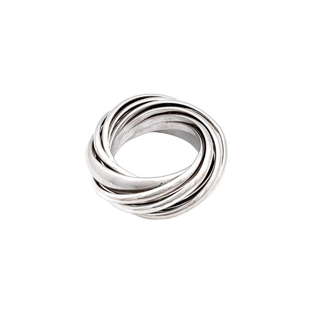 Bague POMELLATO "Mille Cercles" en or blanc - Castafiore