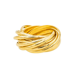 Bague POMELLATO "Mille cercles" en or jaune - Castafiore