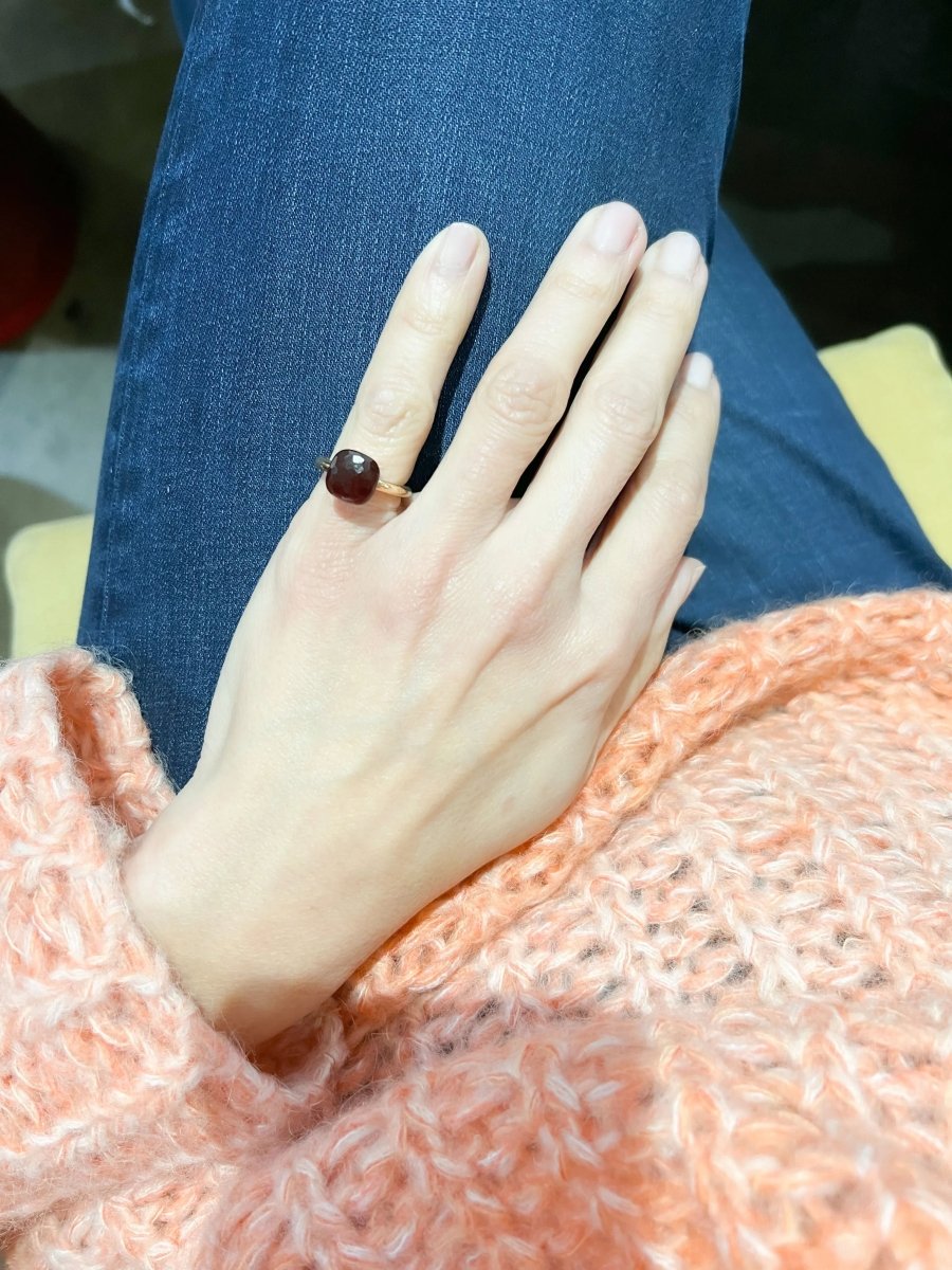 Bague Pomellato modèle Nudo en grenat - Castafiore