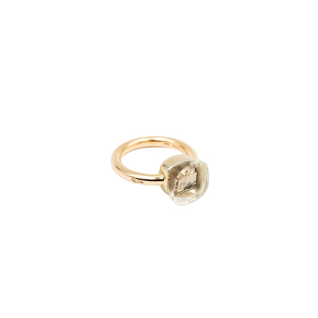 Bague POMELLATO "Nudo Classic" en or jaune et topaze - Castafiore