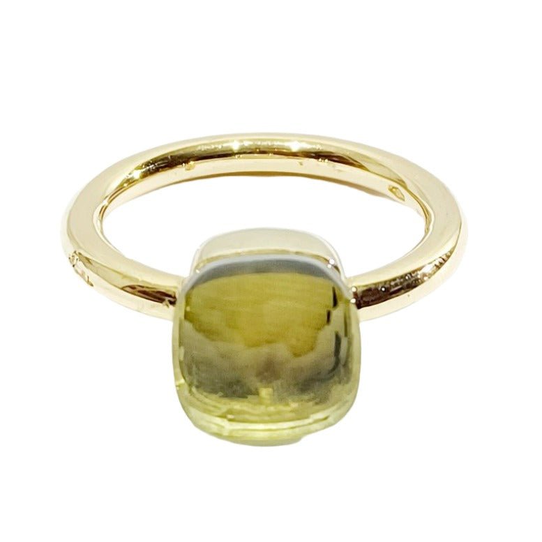 Bague POMELLATO "Nudo" en or jaune et citrine - Castafiore
