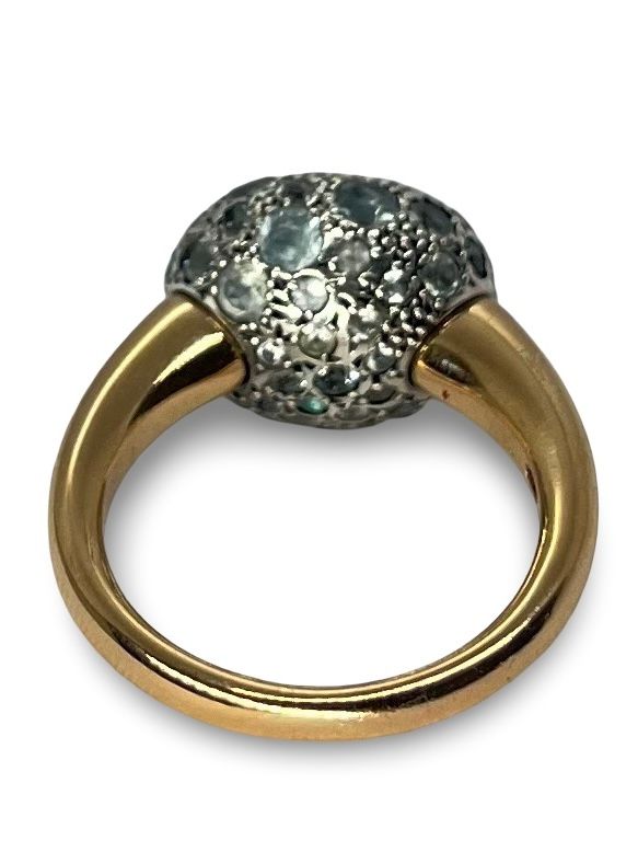 Bague Pomellato or rose et topaze - Castafiore