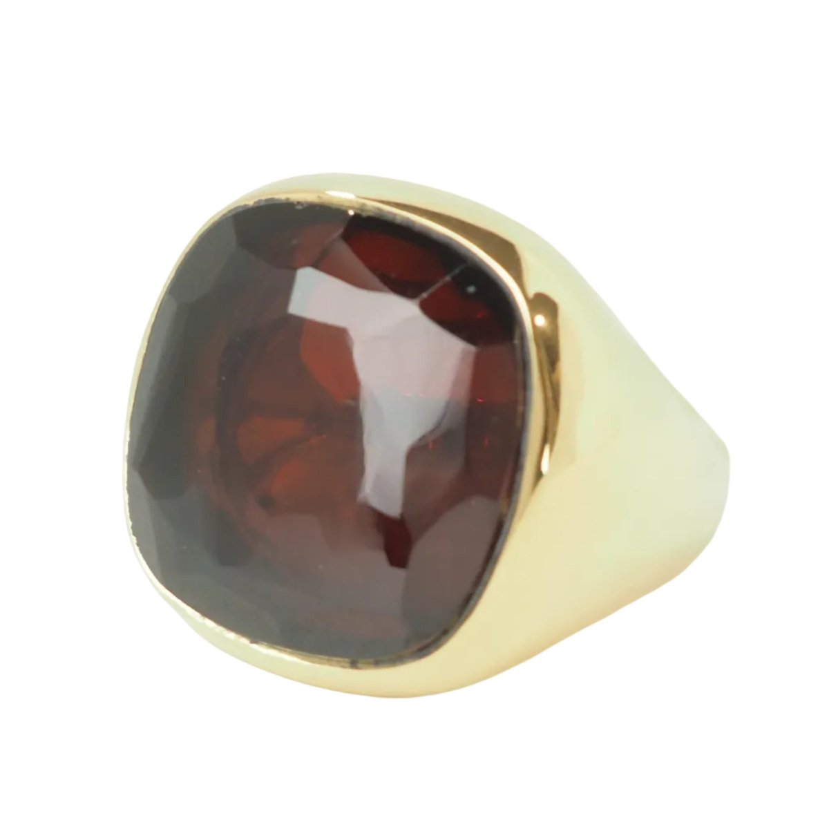Bague POMELLATO "Victoria" en or jaune et grenat - Castafiore