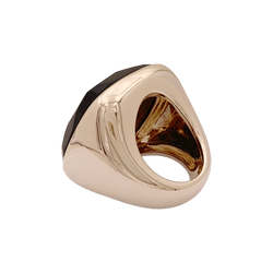 Bague Pomellato "Victoria", or rose, jais. - Castafiore