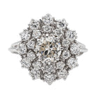 Bague Pompadour en Or blanc et Diamant - Castafiore