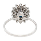 Bague Pompadour en Or blanc et Saphir - Castafiore