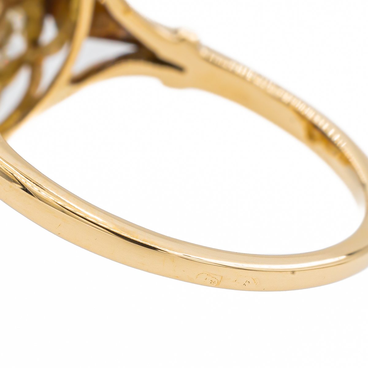 Bague Pompadour en Or jaune et Saphir - Castafiore