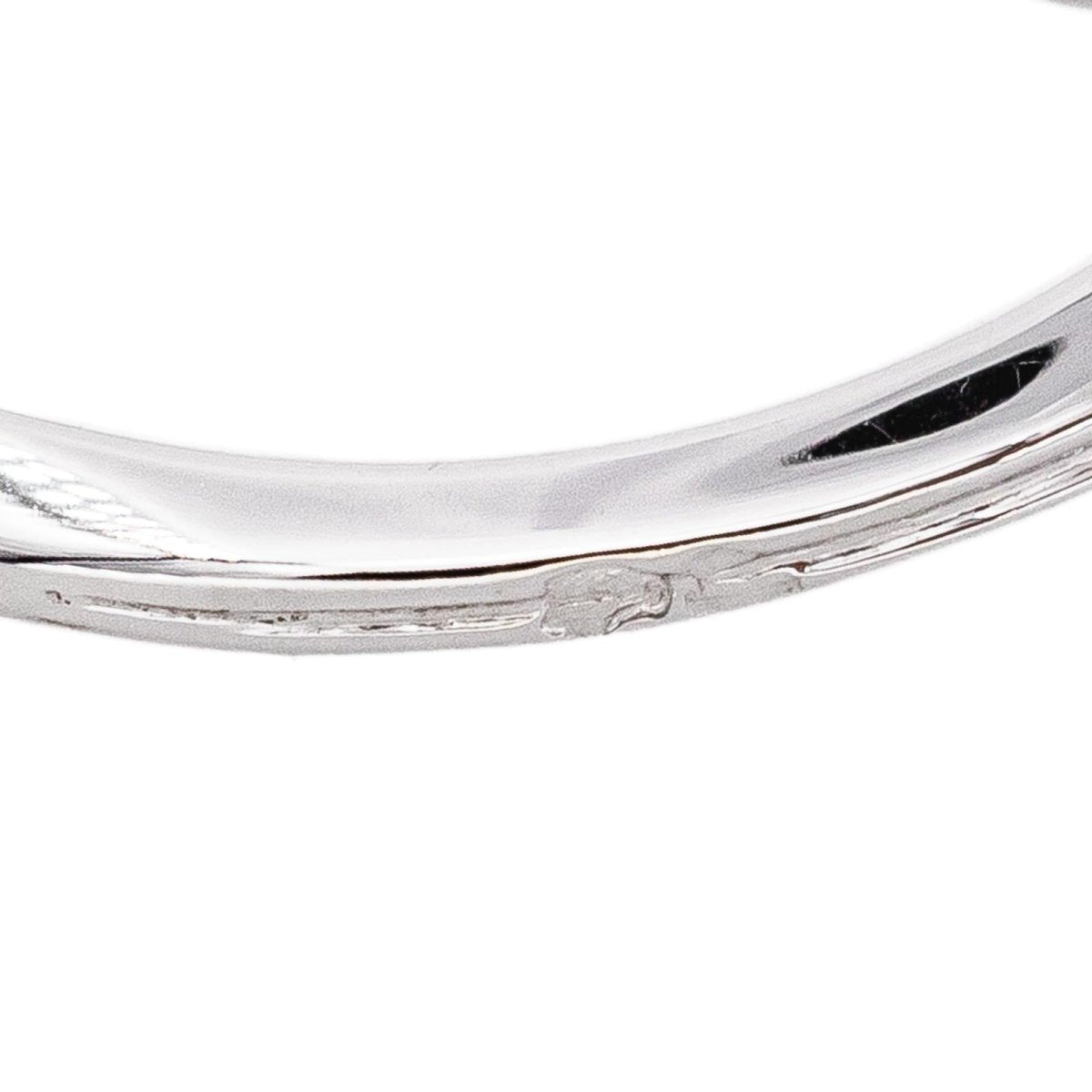 Bague Pompadour Or blanc Emeraude - Castafiore