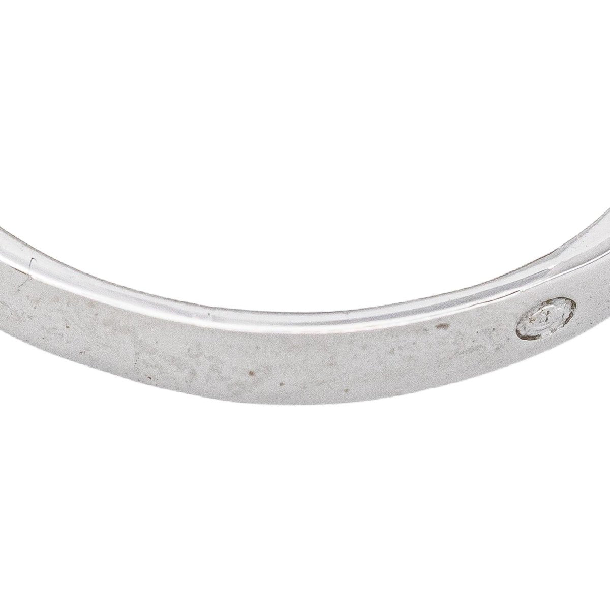 Bague Pompadour Or blanc Saphir - Castafiore
