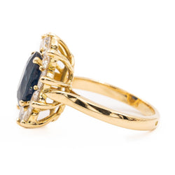 Bague Pompadour or jaune Saphir - Castafiore