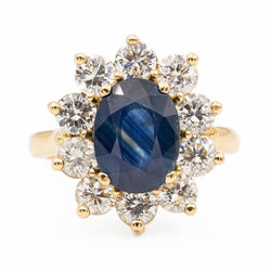 Bague Pompadour or jaune Saphir - Castafiore