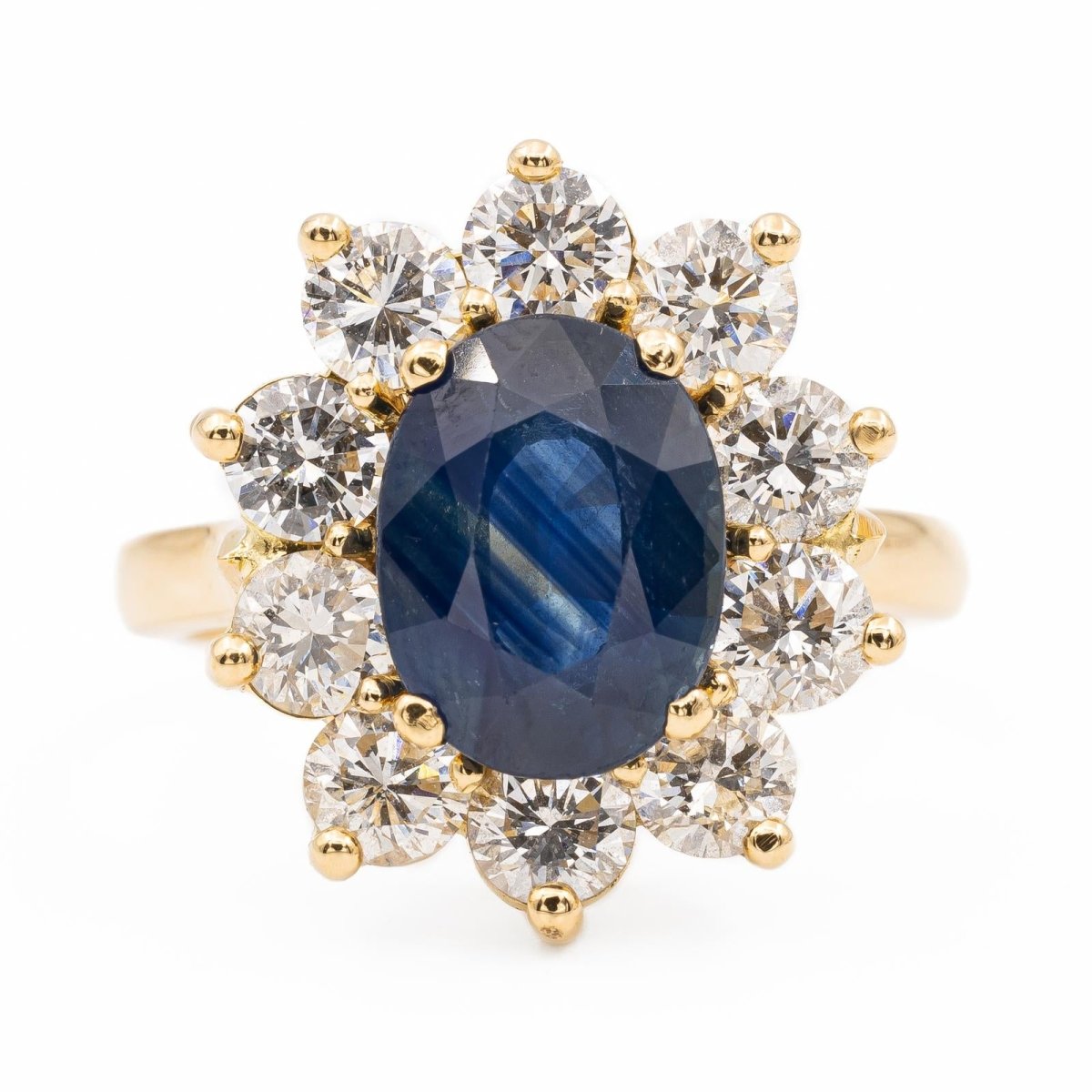 Bague Pompadour or jaune Saphir - Castafiore