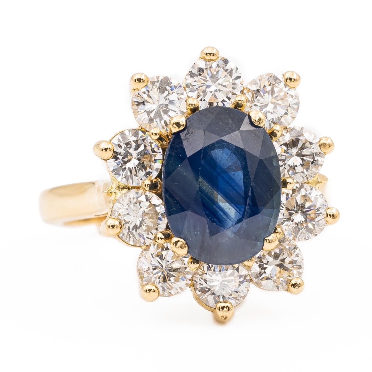 Bague Pompadour or jaune Saphir - Castafiore