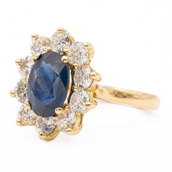 Bague Pompadour or jaune Saphir - Castafiore