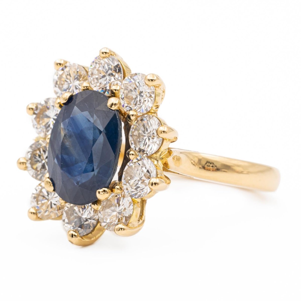 Bague Pompadour or jaune Saphir - Castafiore