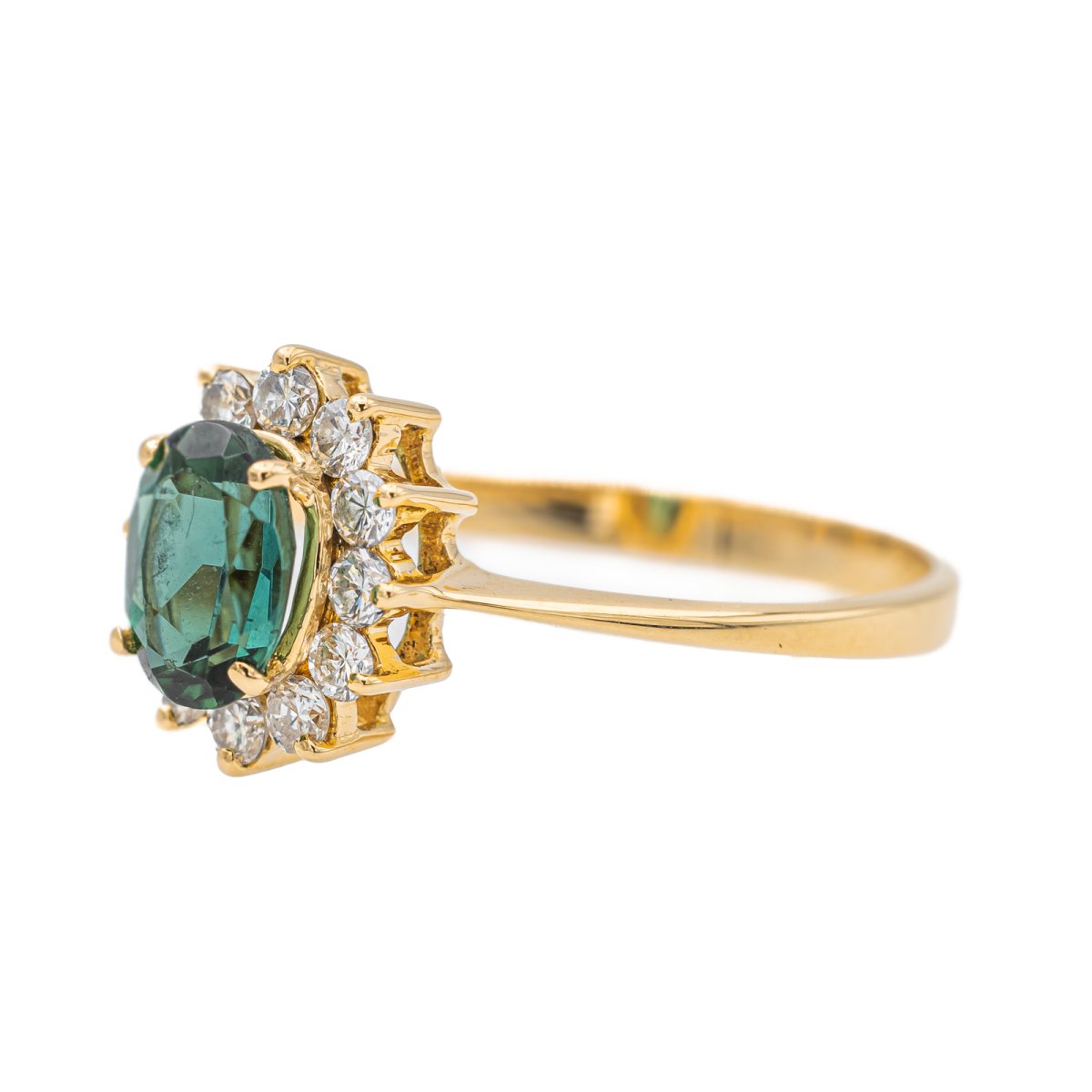 Bague Pompadour Or jaune Tourmaline - Castafiore