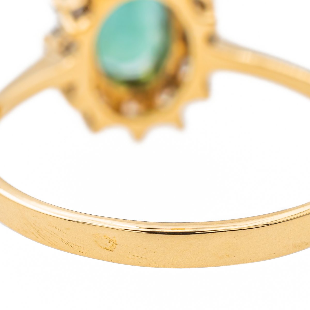 Bague Pompadour Or jaune Tourmaline - Castafiore