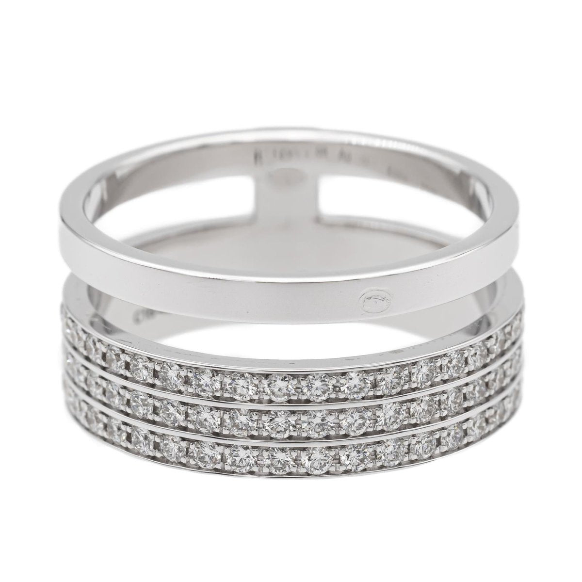 Bague REPOSSI "Berbère" en or blanc et diamants - Castafiore