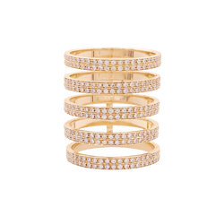 Bague REPOSSI "Berbère" en or rose et diamants - Castafiore