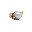 Bague ROLAND SCHAD en or jaune et perle - Castafiore