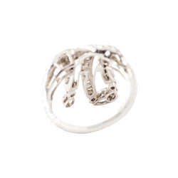 Bague Rubans en or blanc et diamants - Castafiore