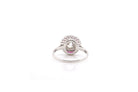 Bague rubis et diamants en or blanc 18k - Castafiore