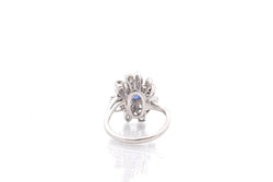 Bague saphir de 2,51cts et diamants - Castafiore