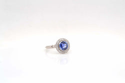 Bague saphir de Ceylan de 1,86 carats - Castafiore